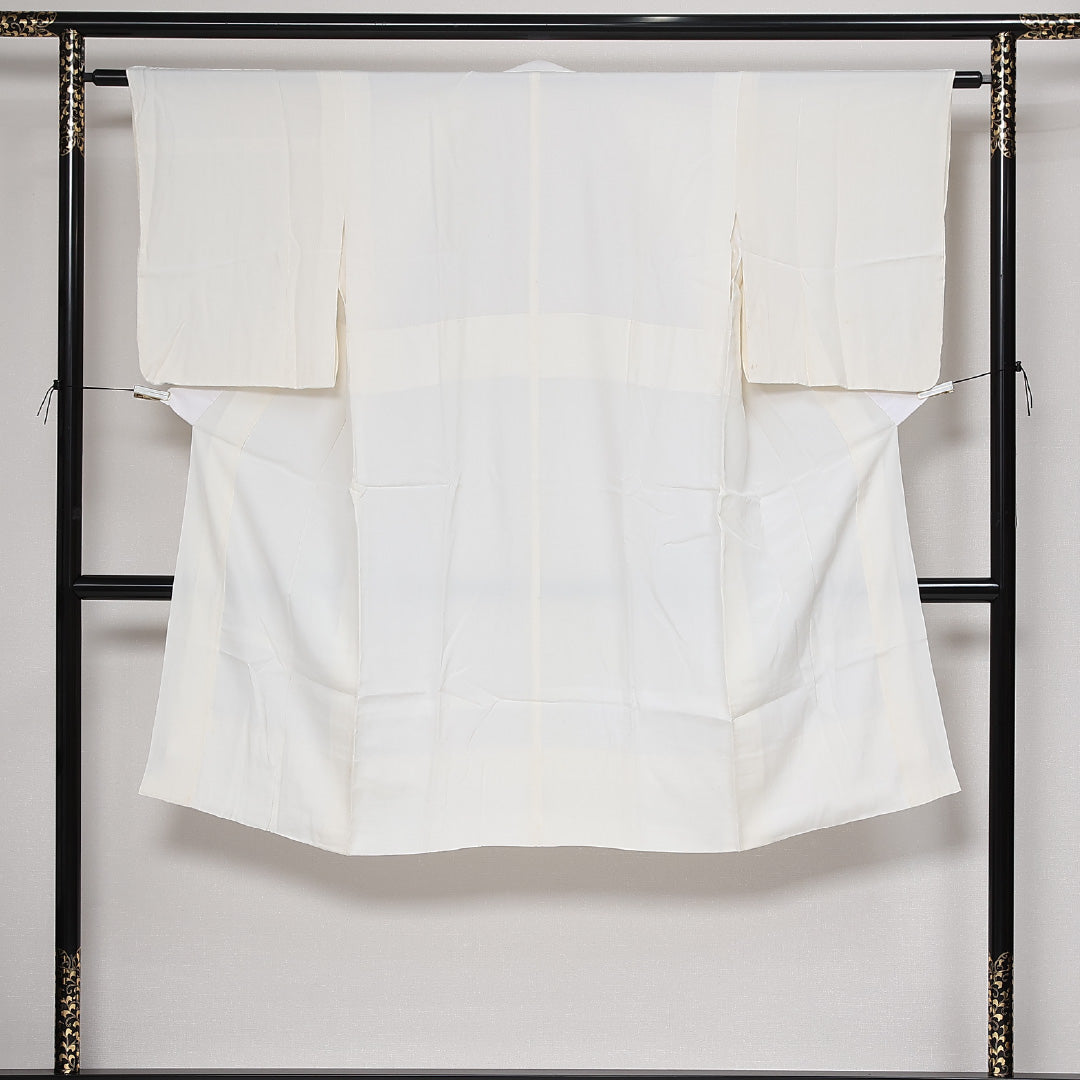 長襦袢 無双袖 身丈120cm 裄丈61cm 正絹 Sランク Sサイズ 白系 RP 1239-13483