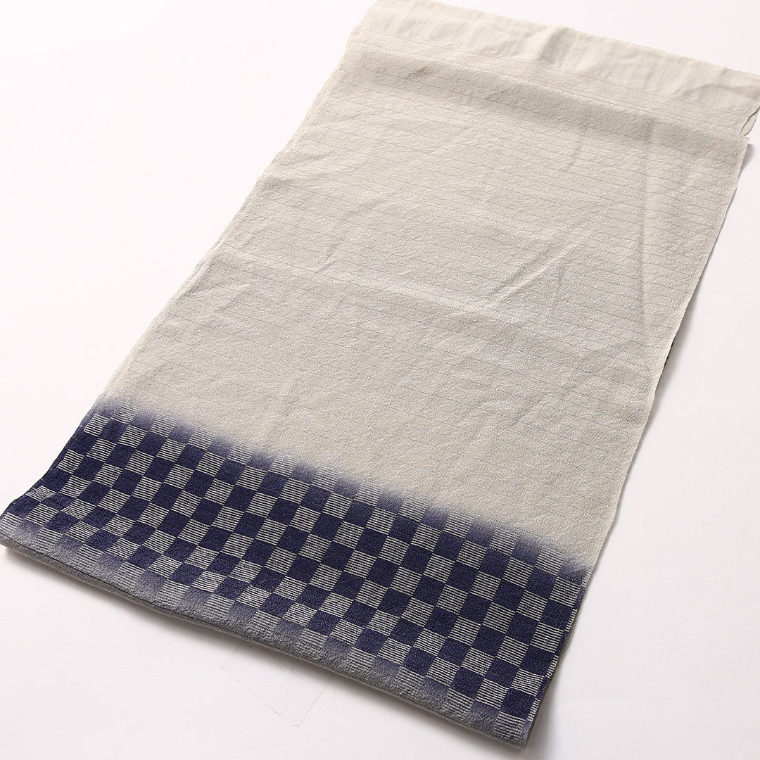 帯揚げ 夏物 礼装用 絽 正絹 Aランク グレー系 1230-00394