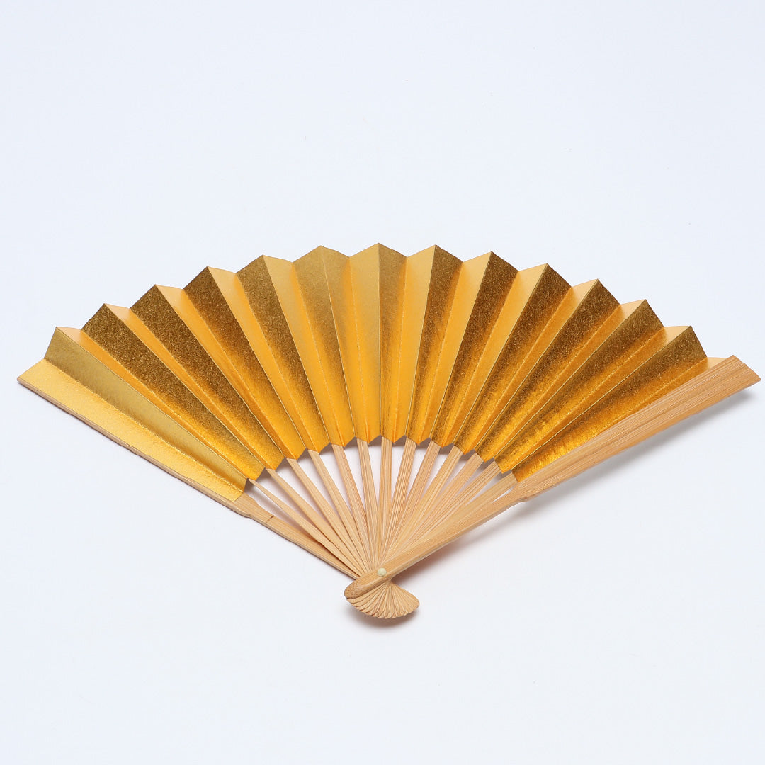 扇子 末広 留袖用 竹製 紙 Aランク 和装小物 金系 銀系 1240-00625