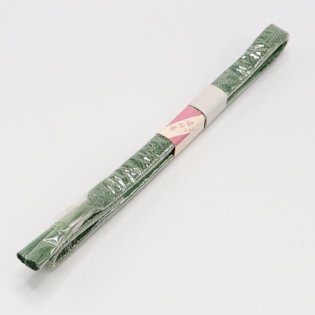 新古品 帯締め 礼装用 正絹 Nランク 平組紐 笹浪組 緑系 1236-01192
