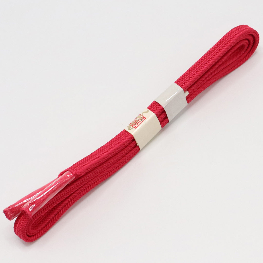新古品 帯締め 正絹 Nランク 角組紐 洋角組 ピンク系 1236-01146