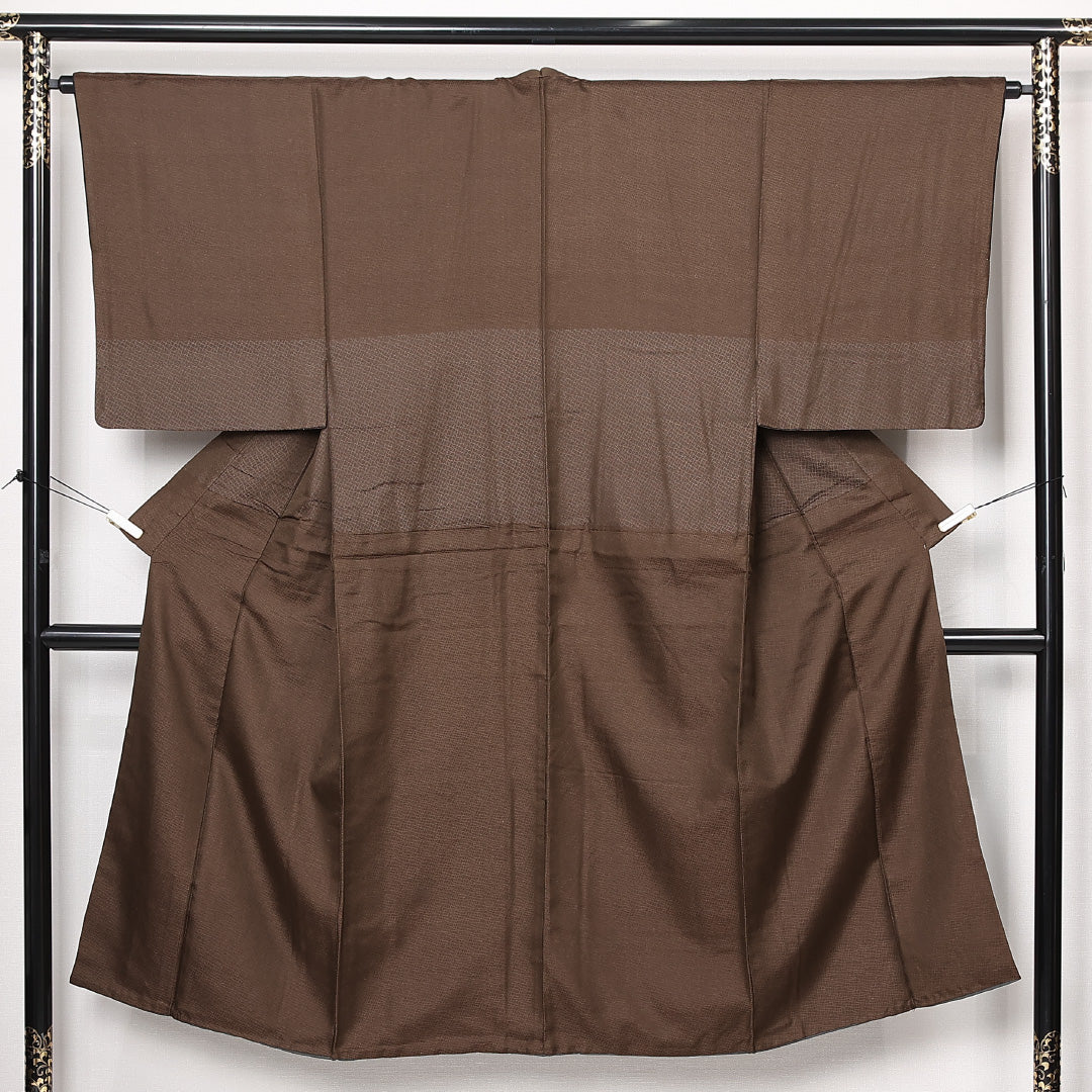 中古・リサイクル 男着物】 お召地 袷 身丈137cm 裄丈64.5cm A