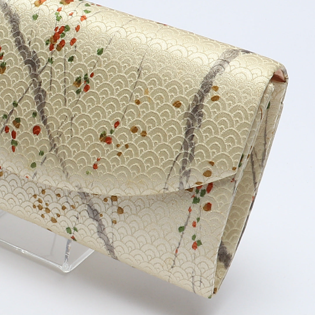 バッグ 礼装用 正絹 Bランク 和装小物 ベージュ系 1222-00677