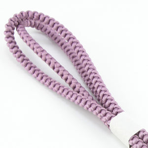 帯締め 丸組紐 正絹 紫系 Sランク 和装小物 1221000360220