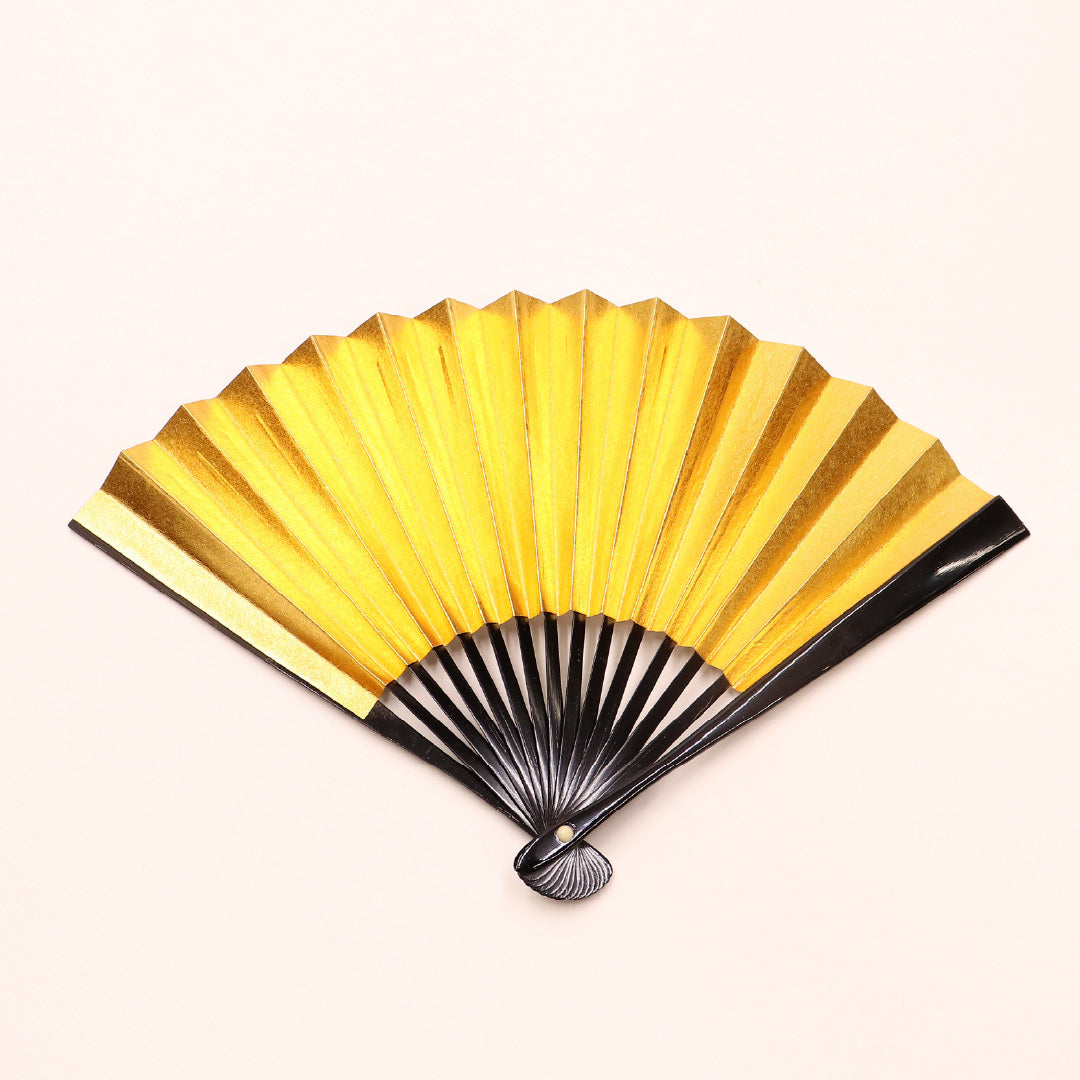 扇子 末広 留袖用 竹製 紙 Sランク 和装小物 金系 銀系 1240-00532
