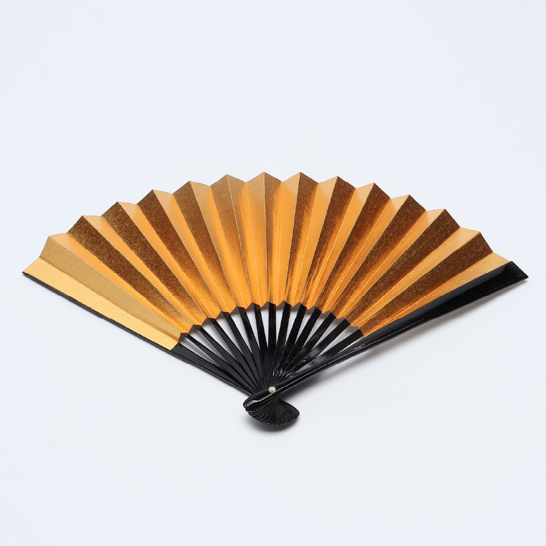 扇子 末広 留袖用 竹製 紙 Sランク 和装小物 金系 銀系 1240-00644