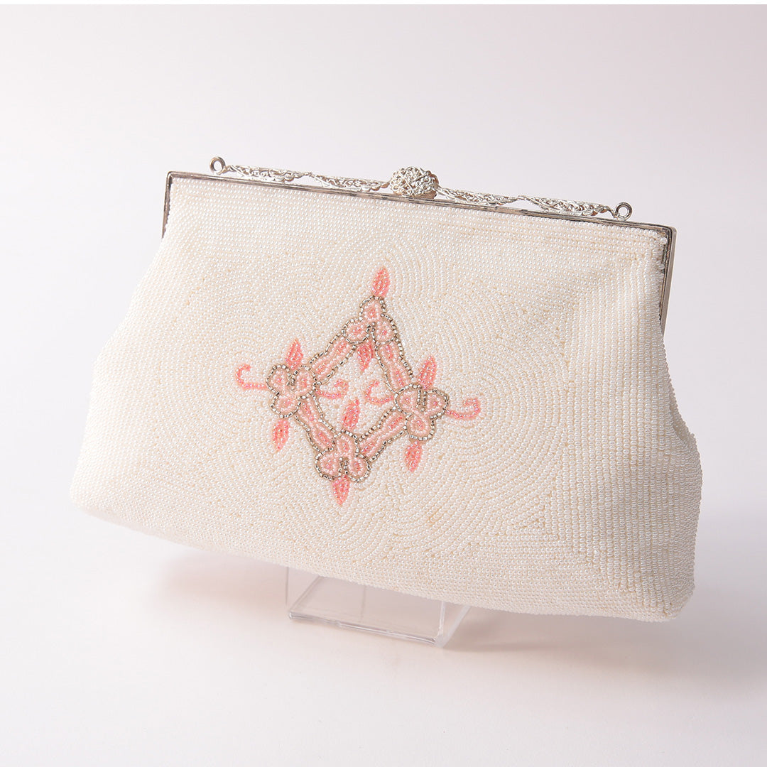 バッグ Bランク カジュアル ビーズ 和装小物 白系 1222-00987