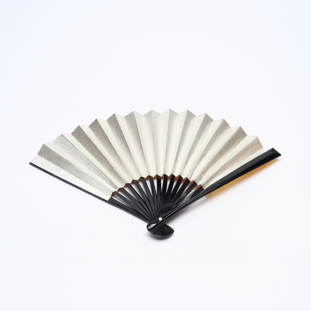 扇子 末広 留袖用 竹製 紙 Sランク 和装小物 金系 銀系 1240-00579