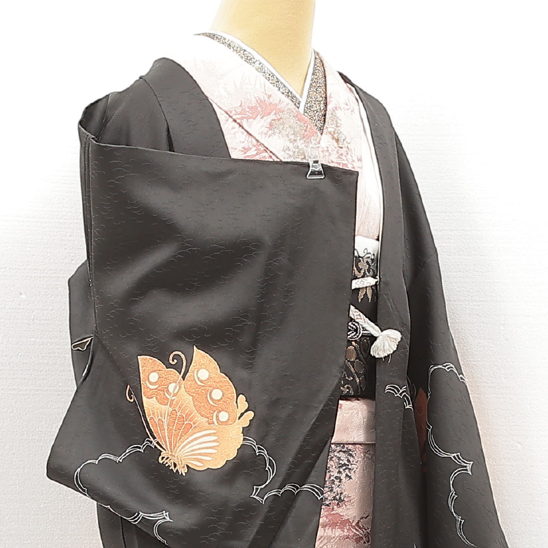 黒羽織 1233-17048 着付け