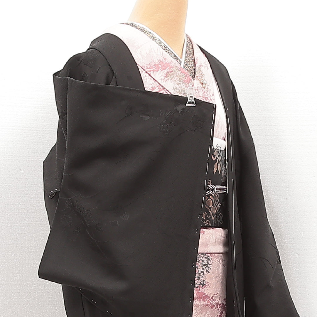 黒羽織 1233-17035 着付け