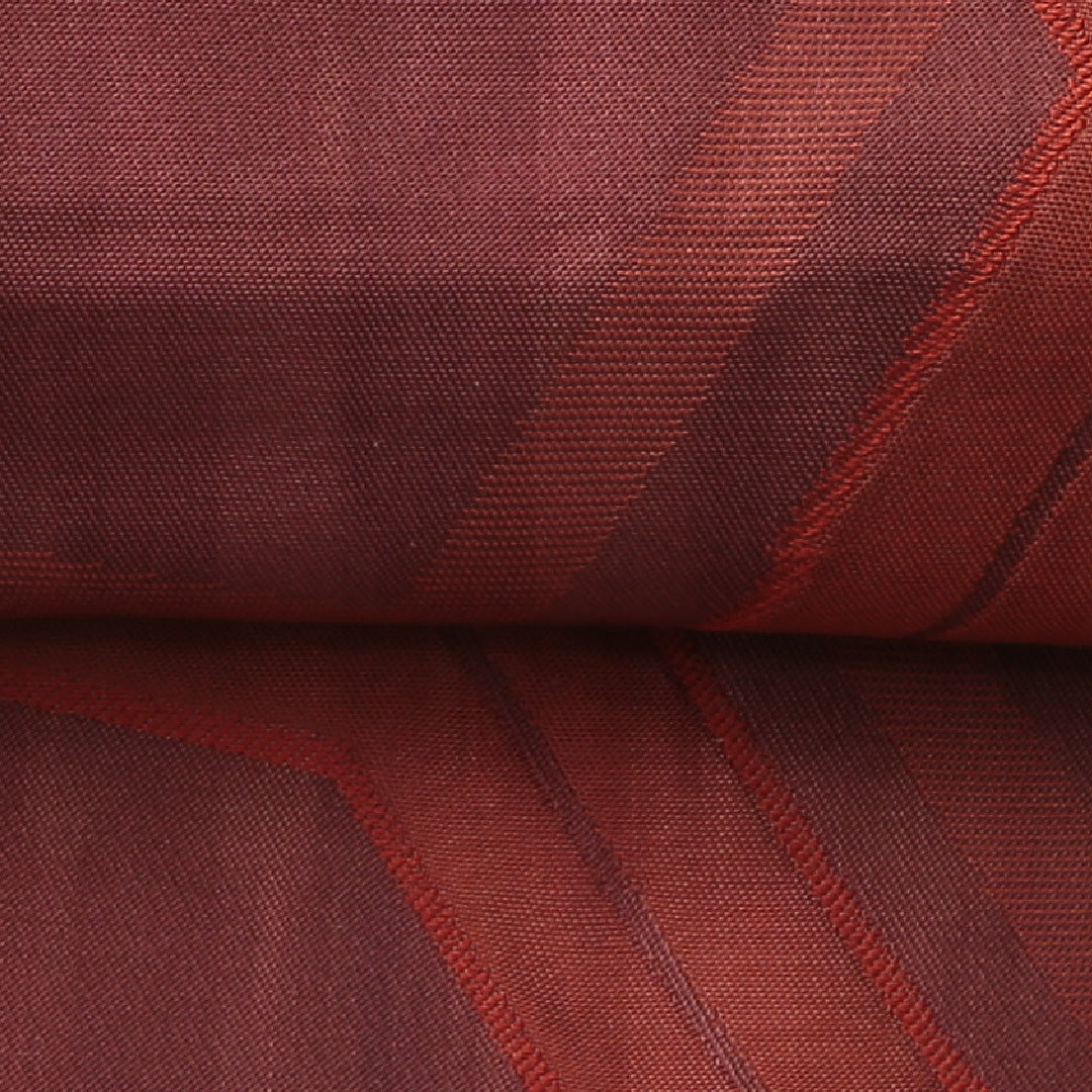 袋帯 帯丈416cm 正絹 六通 インフォーマル 亀甲 赤系 1243-01472