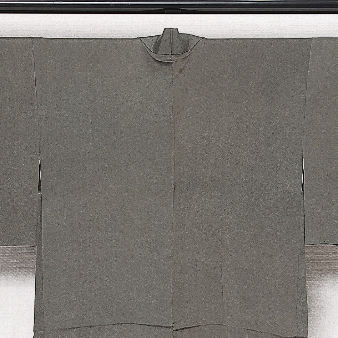 羽織 袷 身丈75cm 裄丈62cm 正絹 Bランク カジュアル Sサイズ 紐あり 緑系 HP 1232-13680