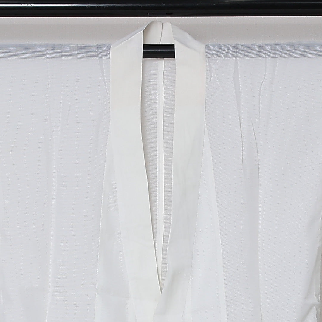 夏物 長襦袢 絽 身丈132cm 裄丈63cm 正絹 Cランク XLサイズ 白系 LP 1239-12671