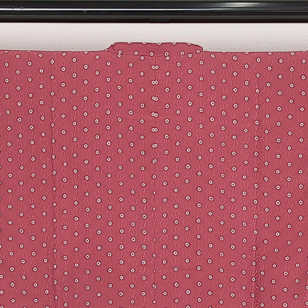 道行コート 袷 身丈80cm 裄丈63cm 正絹 Aランク フォーマル Sサイズ ポケットあり 麻の葉 ピンク系 RP 1237-13950