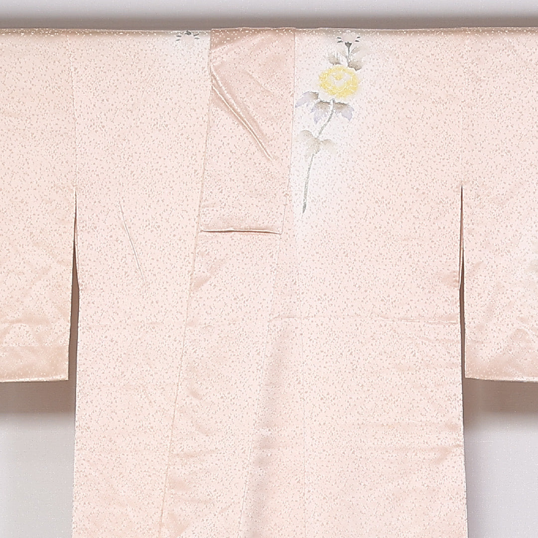 訪問着 袷 身丈167cm 裄68cm 正絹 ぼかし 牡丹 Sランク 1212-00801