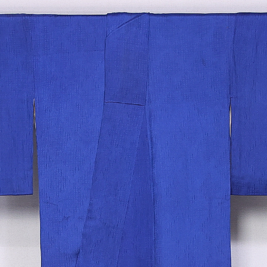 色無地 身丈153cm 裄丈64cm S 正絹 Bランク 袷 広衿 地紋あり 1214-11336