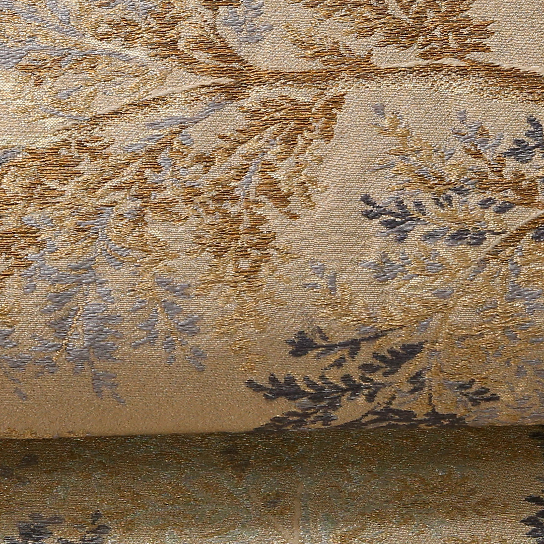 袋帯 帯丈392cm 正絹 六通 セミフォーマル 木立 金系 1243-01654