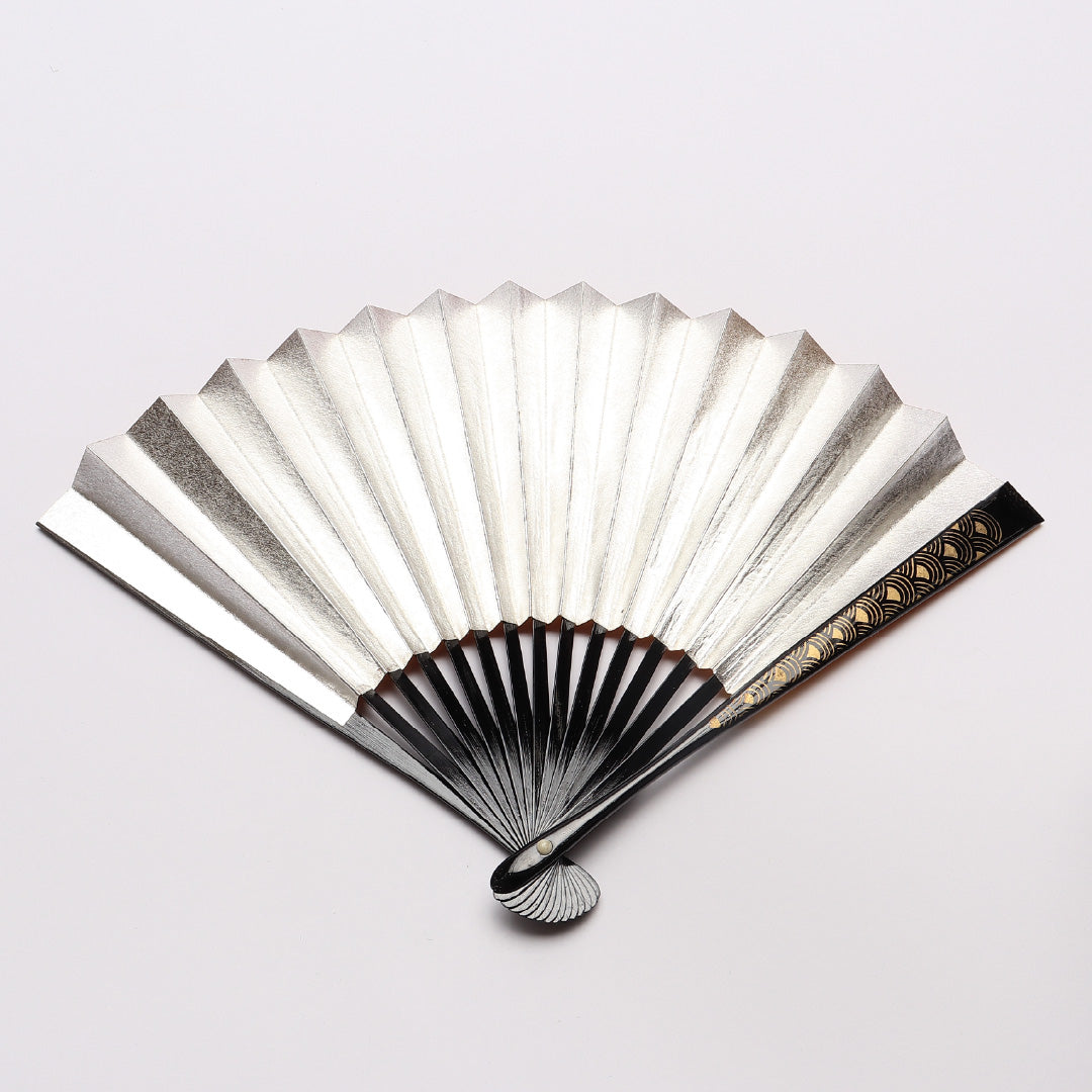 扇子 末広 留袖用 竹製 紙 Aランク 和装小物 金系 銀系 1240-00531
