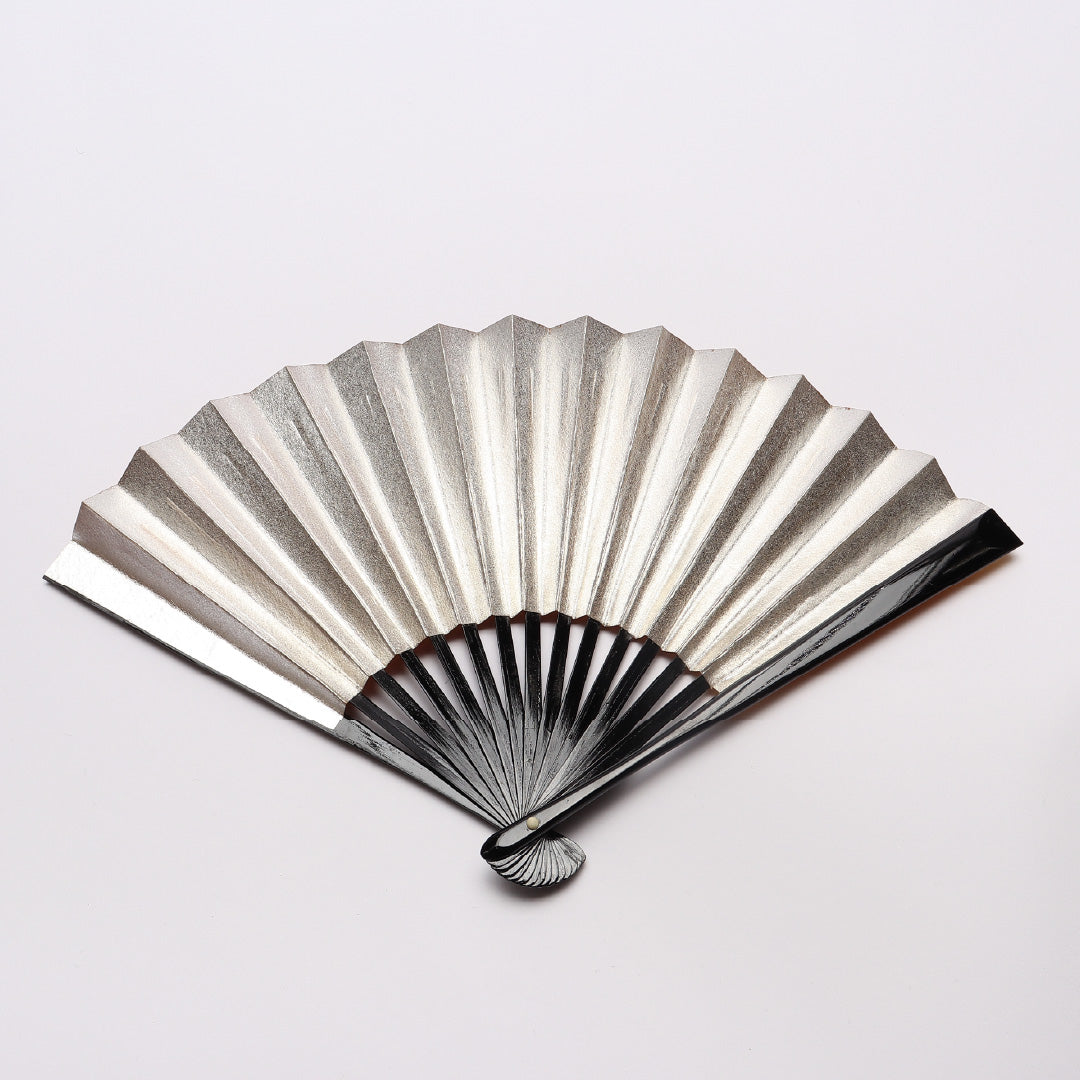 扇子 末広 留袖用 竹製 紙 Sランク 和装小物 金系 銀系 1240-00530