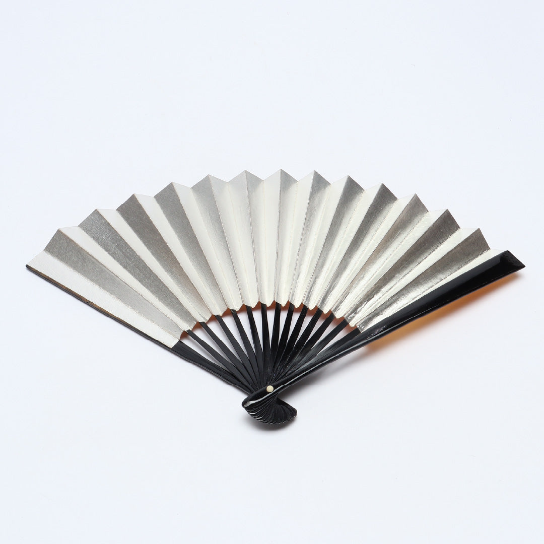 扇子 末広 留袖用 竹製 紙 Sランク 和装小物 金系 銀系 1240-00645