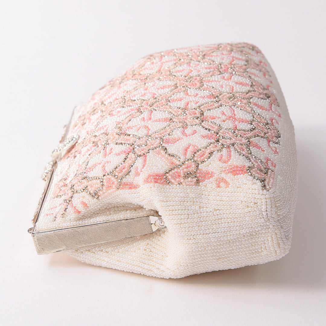 バッグ Bランク カジュアル ビーズ 和装小物 白系 1222-00987