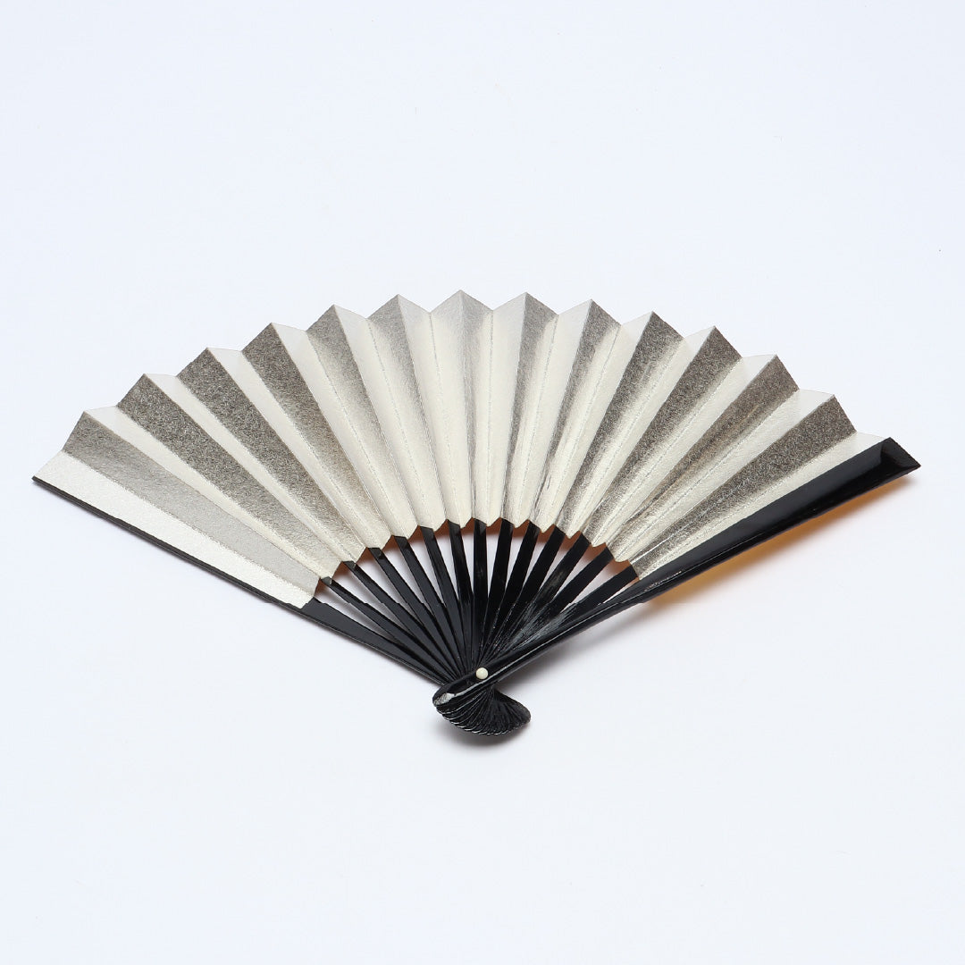 扇子 末広 留袖用 竹製 紙 Sランク 和装小物 金系 銀系 1240-00615