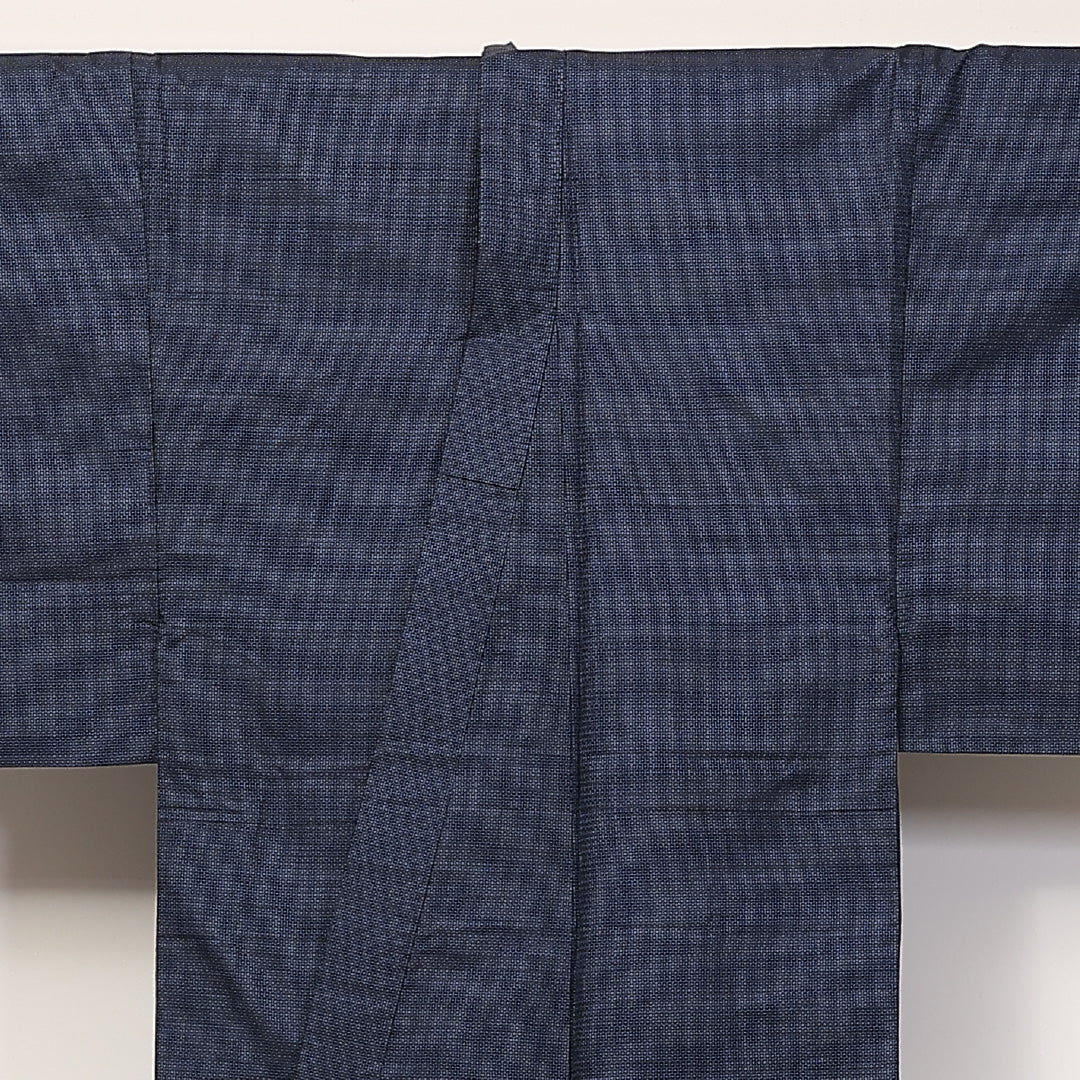 男物 大島紬 袷 身丈146cm 裄67.5cm 男着物 正絹 Sランク 1219-00043