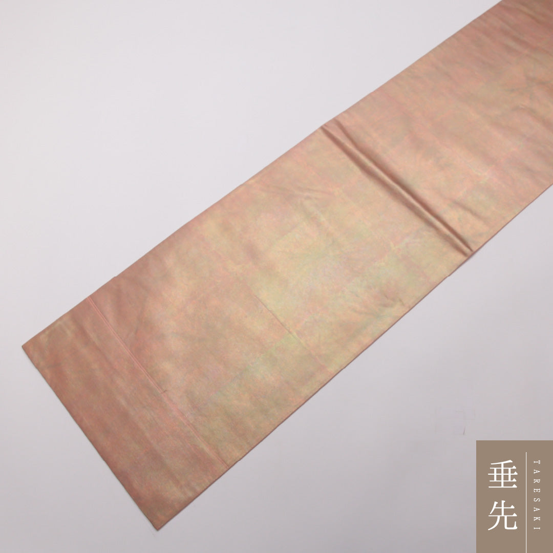 袋帯 帯丈436cm 正絹 六通 インフォーマル 抽象柄 ピンク系 1243-01445