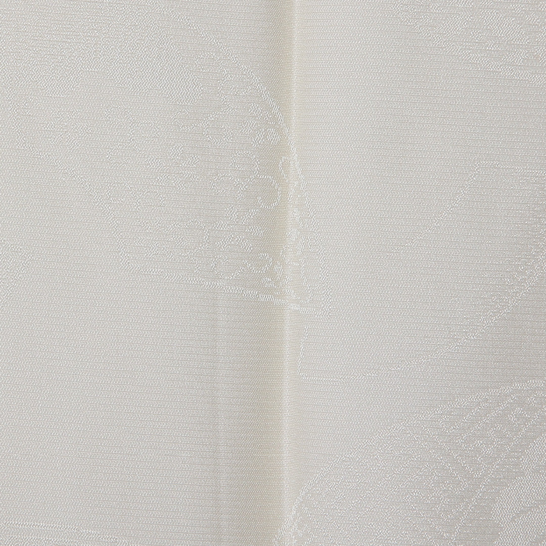 長襦袢 無双袖 身丈126cm 裄丈63cm 正絹 Aランク Mサイズ 吉祥文様 クリーム系 RP 1239-12686