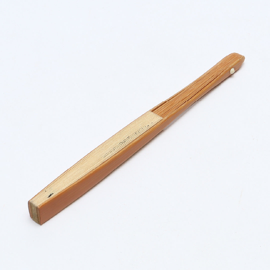 扇子 茶扇子 お茶席 竹製 紙 Bランク 和装小物 クリーム系 1240-00574