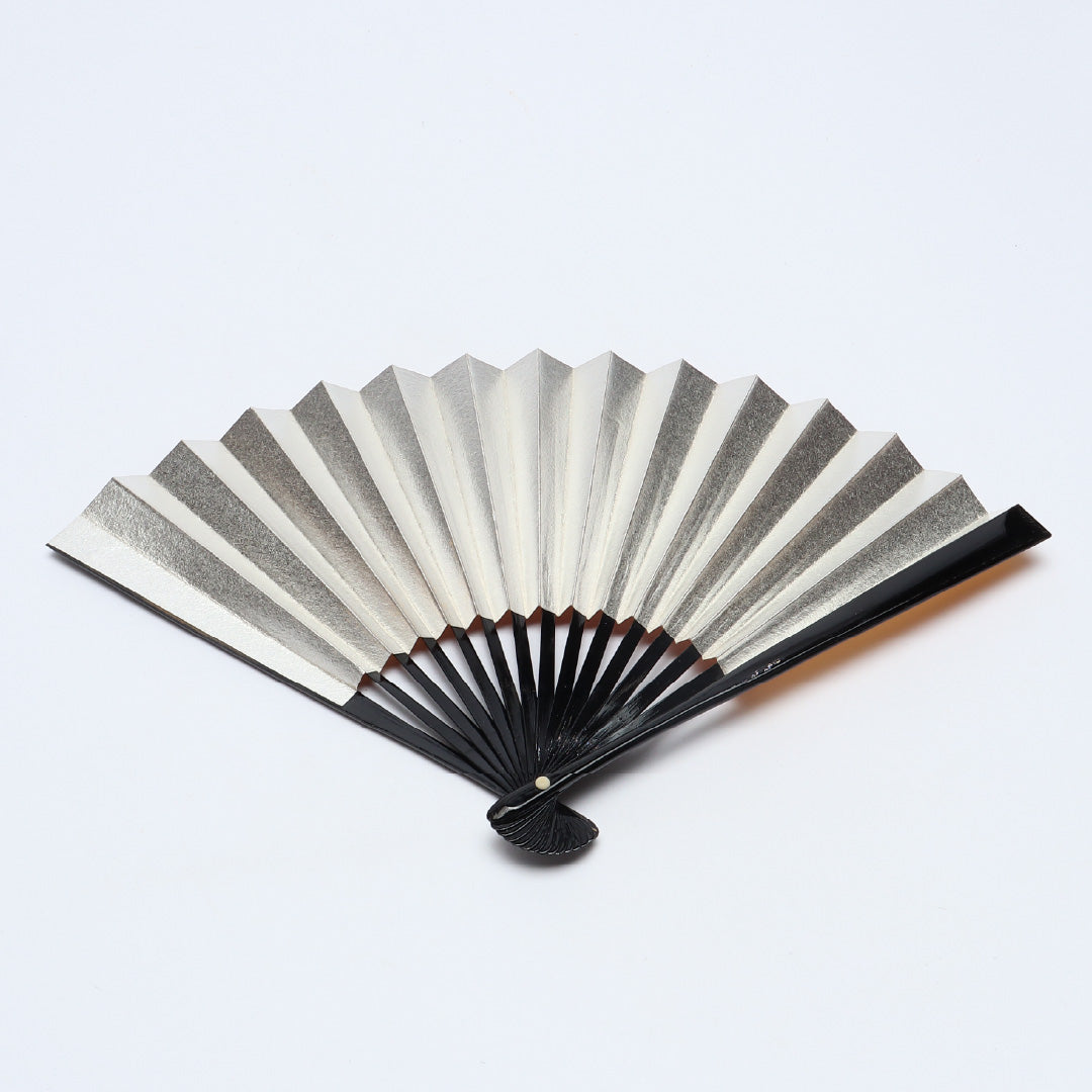 扇子 末広 留袖用 竹製 紙 Sランク 和装小物 金系 銀系 1240-00644
