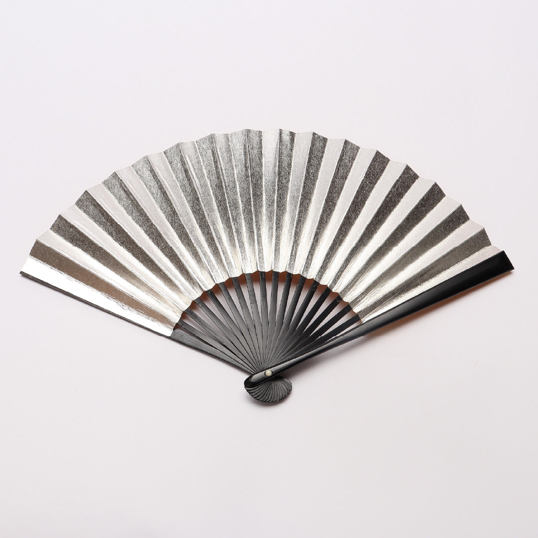 扇子 末広 留袖用 竹製 紙 Aランク 和装小物 金系 銀系 1240-00517