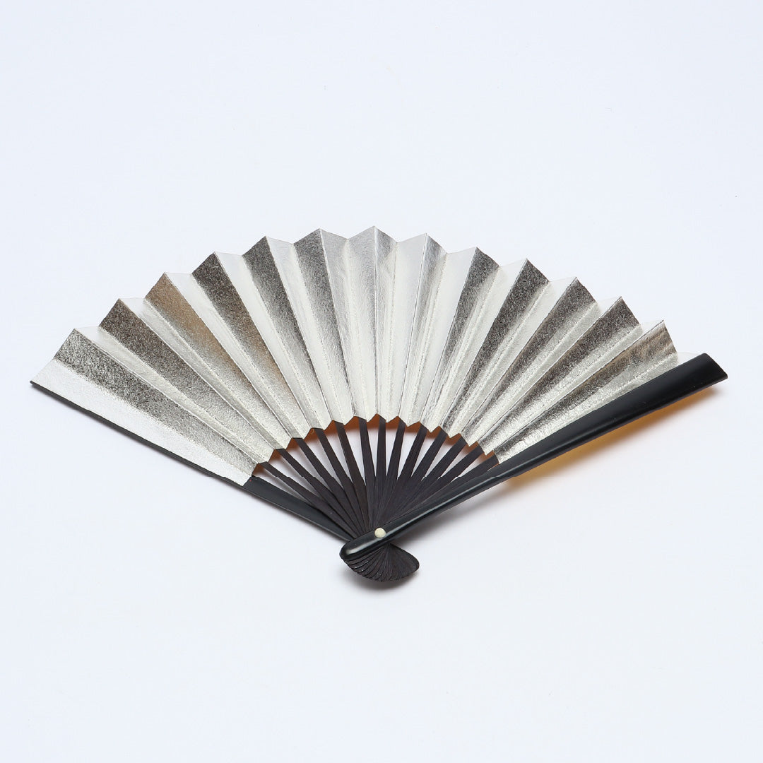 扇子 末広 留袖用 竹製 紙 Sランク 和装小物 金系 銀系 1240-00617