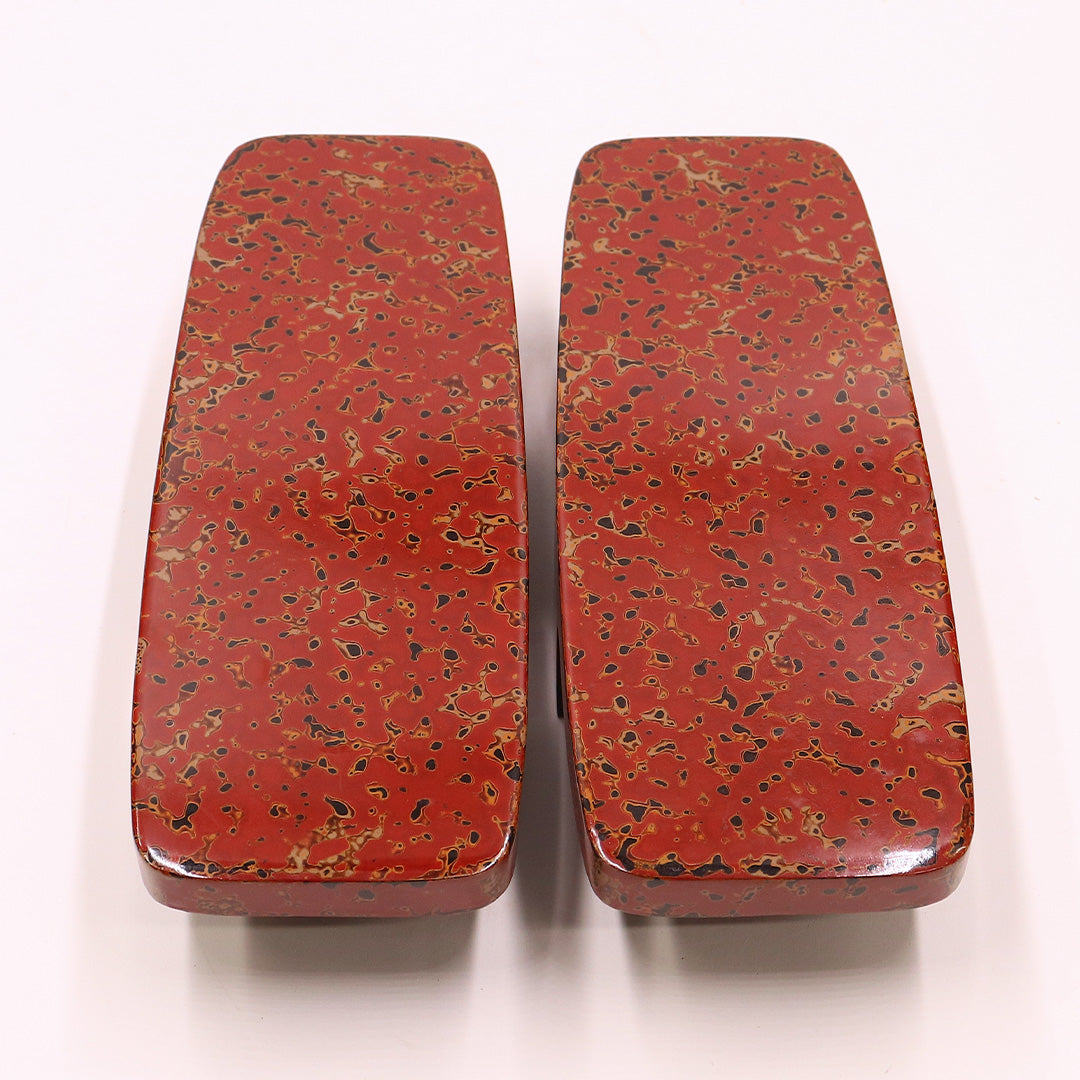 新古品 下駄 カジュアル FREE 木製 Nランク 和装小物 赤系 1244-00550