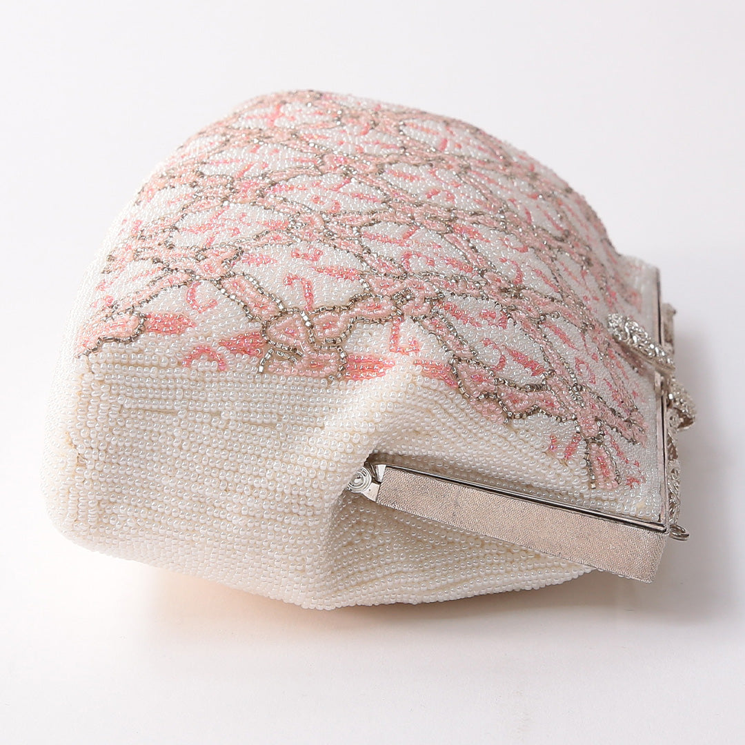 バッグ Bランク カジュアル ビーズ 和装小物 白系 1222-00987