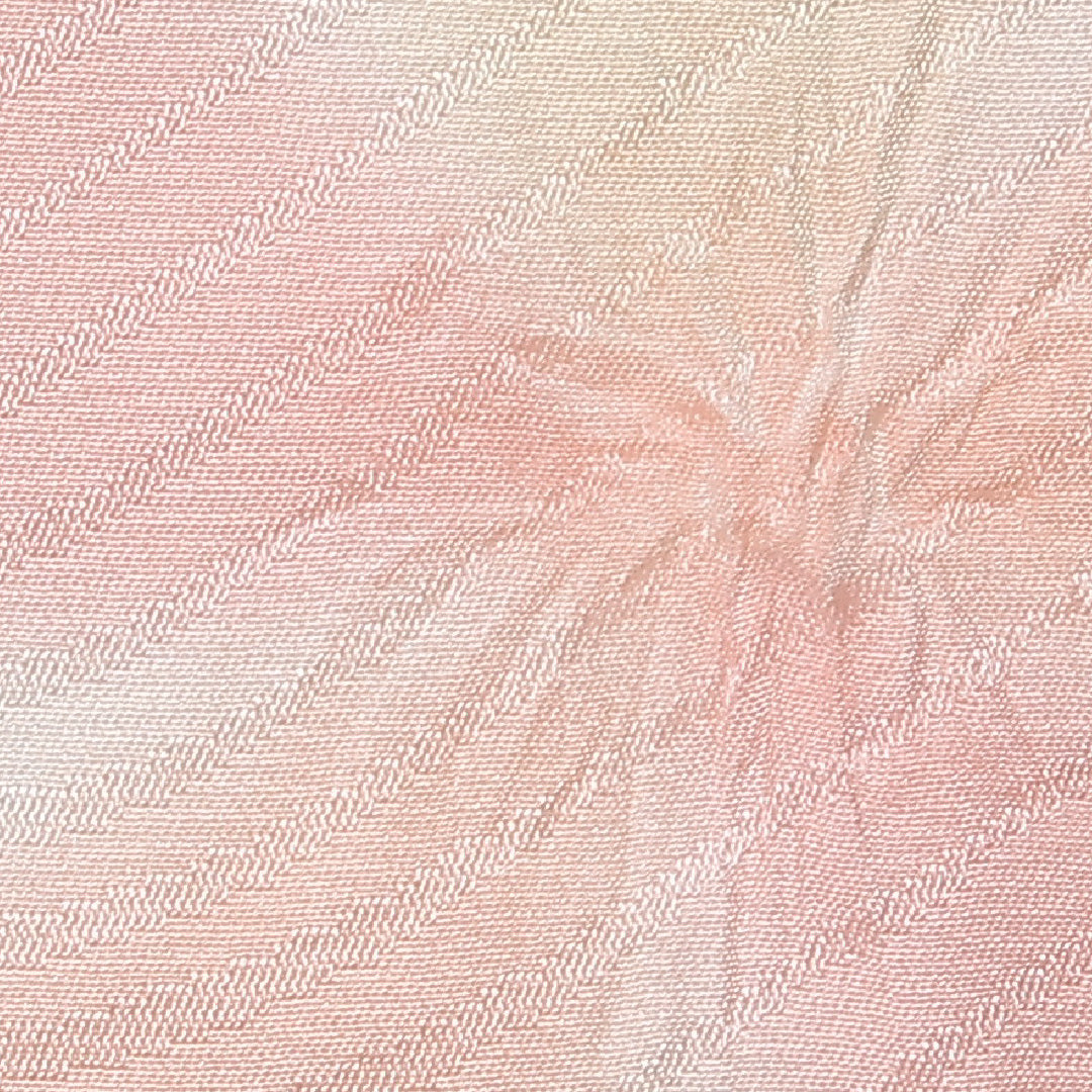 長襦袢 無双袖 身丈132cm 裄丈69cm 正絹 Bランク XLサイズ 花柄 ピンク系 RP 1239-13499