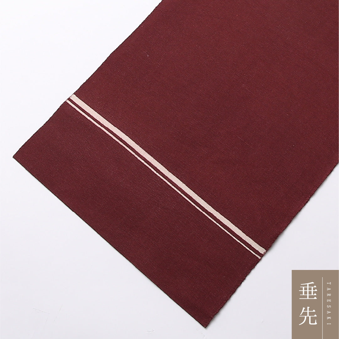 名古屋帯 六通 帯丈340cm カジュアル Sランク 正絹 文字 篆書体 独創的 遊び心 茶系 1224-02692