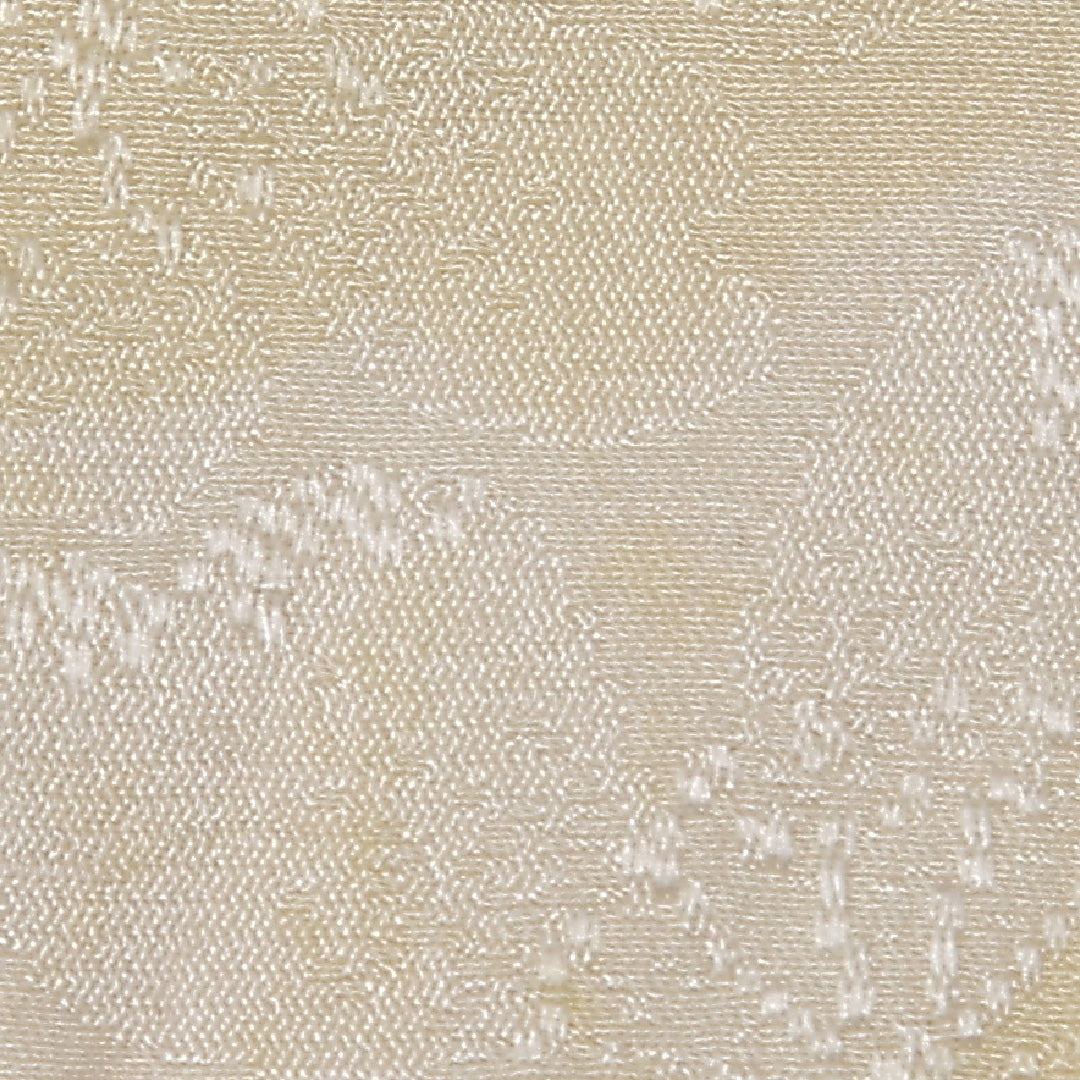 長襦袢 無双袖 身丈124cm 裄丈65cm 正絹 Bランク Mサイズ 居敷当て 菊 クリーム系 RP 1239-12693