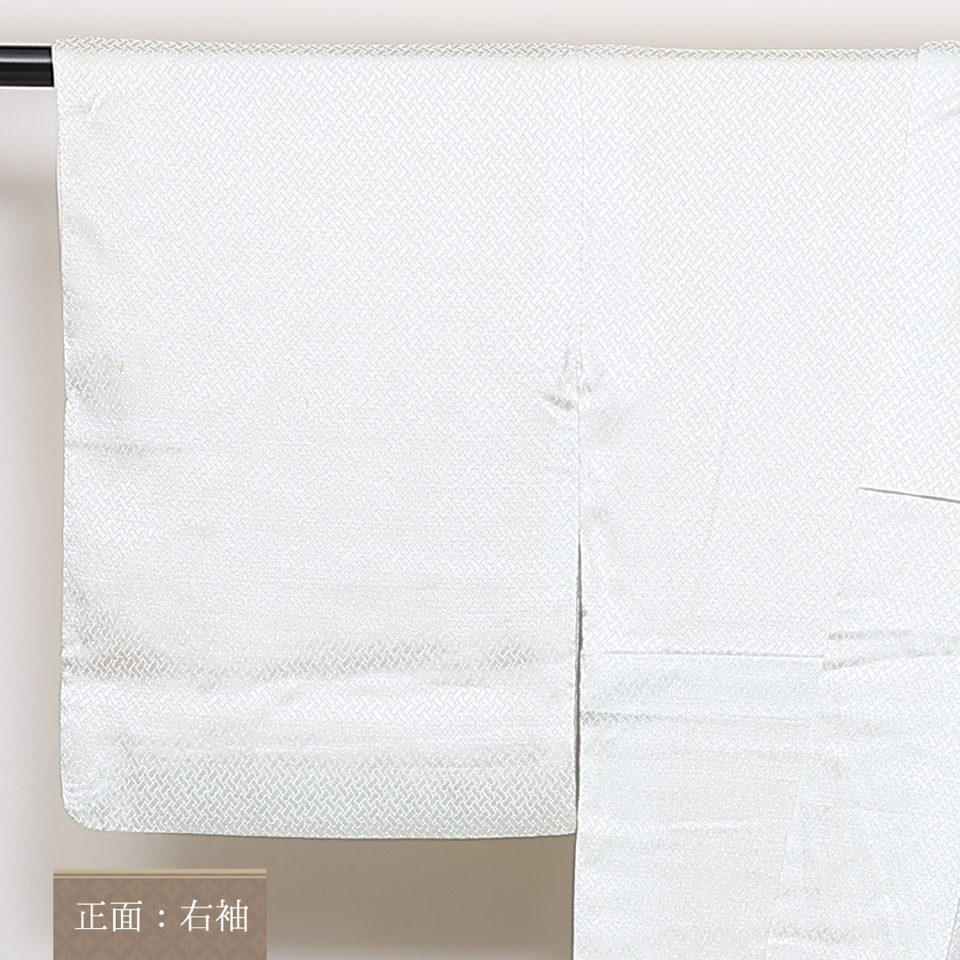 付下げ 袷 身丈158cm 裄62.5cm 正絹 牡丹 金彩 Bランク 1212-00674