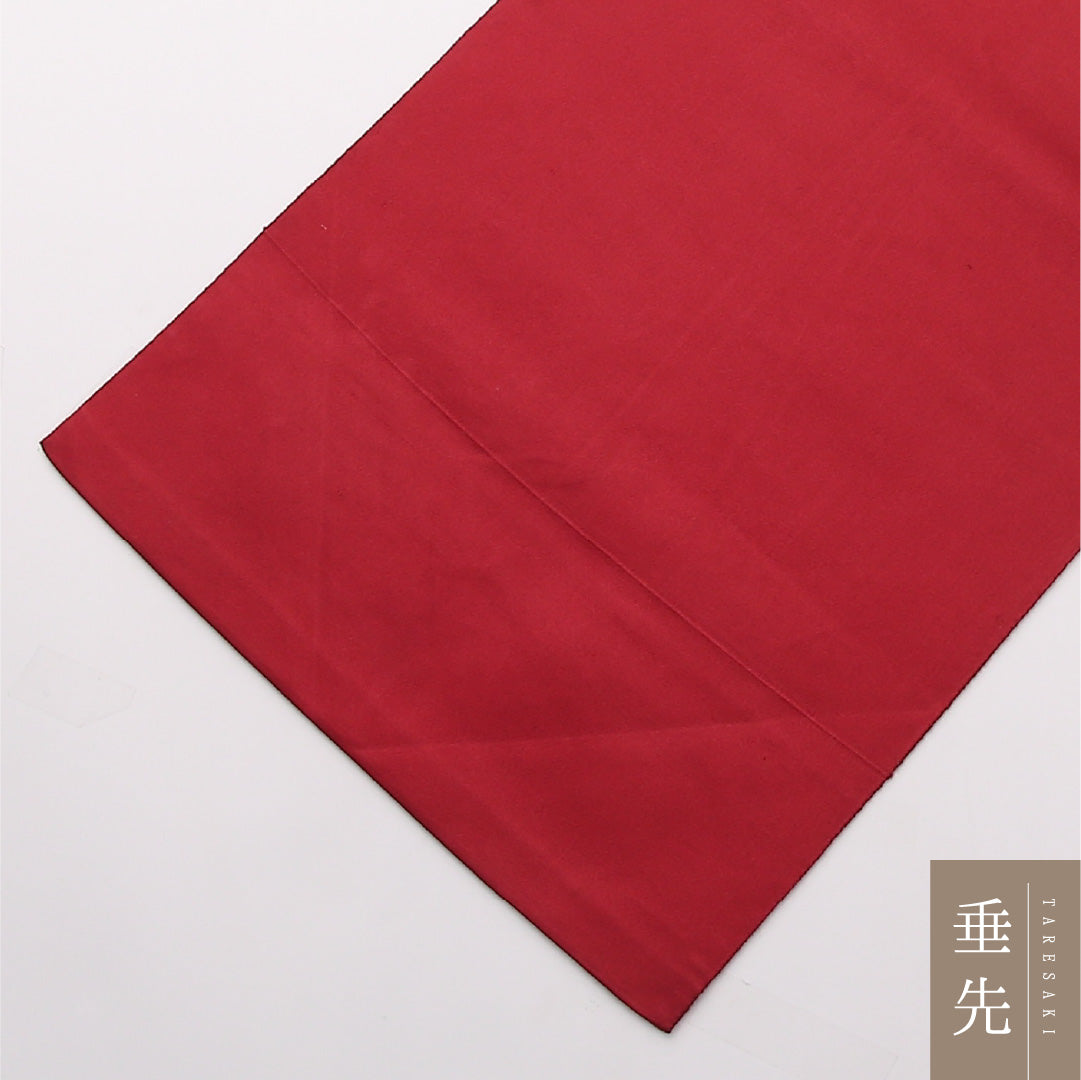 八寸名古屋帯 Aランク 帯丈344cm 正絹 ポイント柄 松葉仕立て 織り カジュアル 幾何学柄 赤系 LP 1245-02300