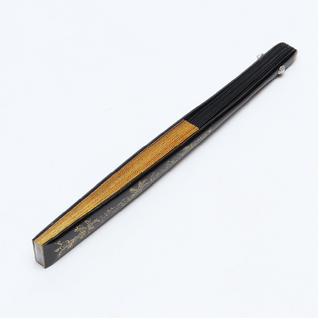 扇子 末広 留袖用 竹製 紙 Sランク 和装小物 金系 銀系 1240-00623