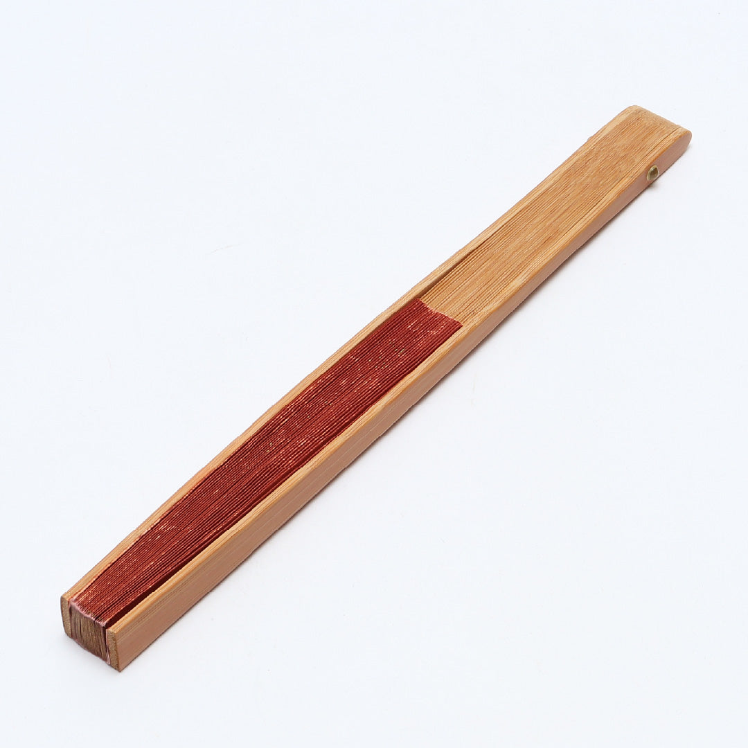 扇子 紙扇子 カジュアル 竹製 紙 Aランク 和装小物 朱系 1240-00636