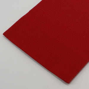半幅帯 帯丈328cm 正絹 小袋帯 全通 未仕立て カジュアル Sランク 赤系 1225000173212