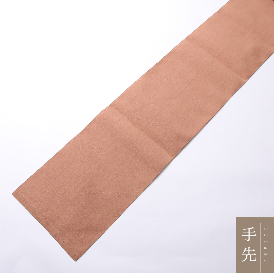 八寸名古屋帯 Aランク 帯丈340cm 正絹 六通 開き仕立て 織り カジュアル 植物柄 ピンク系 LP 1245-02477