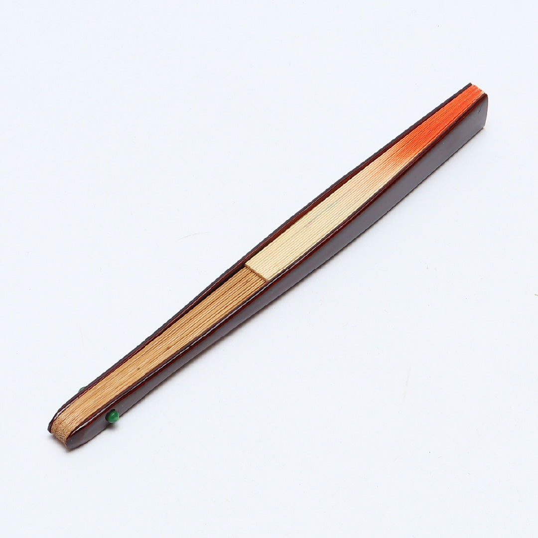 扇子 紙扇子 カジュアル 竹製 紙 Aランク 和装小物 クリーム系 朱系 1240-00599