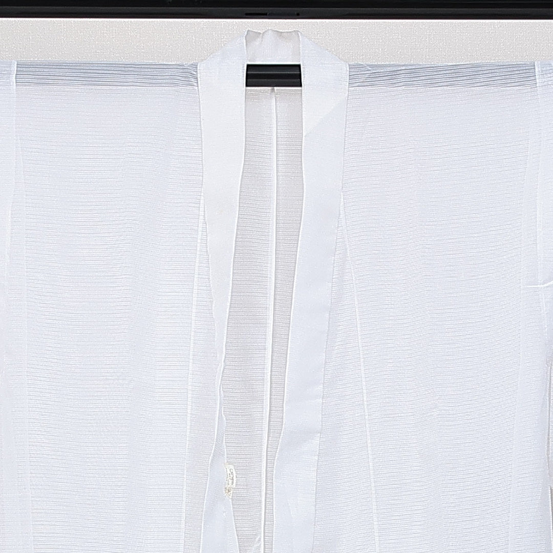 夏物 洗える着物 長襦袢 絽 身丈137cm 裄丈65cm ポリエステル Aランク 2XLサイズ 白系 RP 1239-14563
