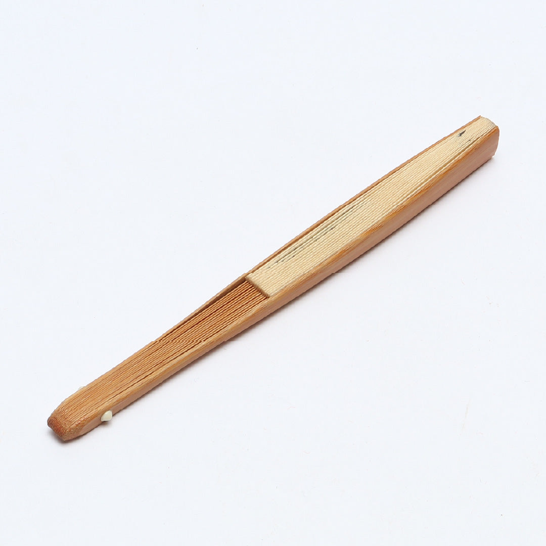 扇子 茶扇子 お茶席 竹製 紙 Bランク 和装小物 クリーム系 1240-00574