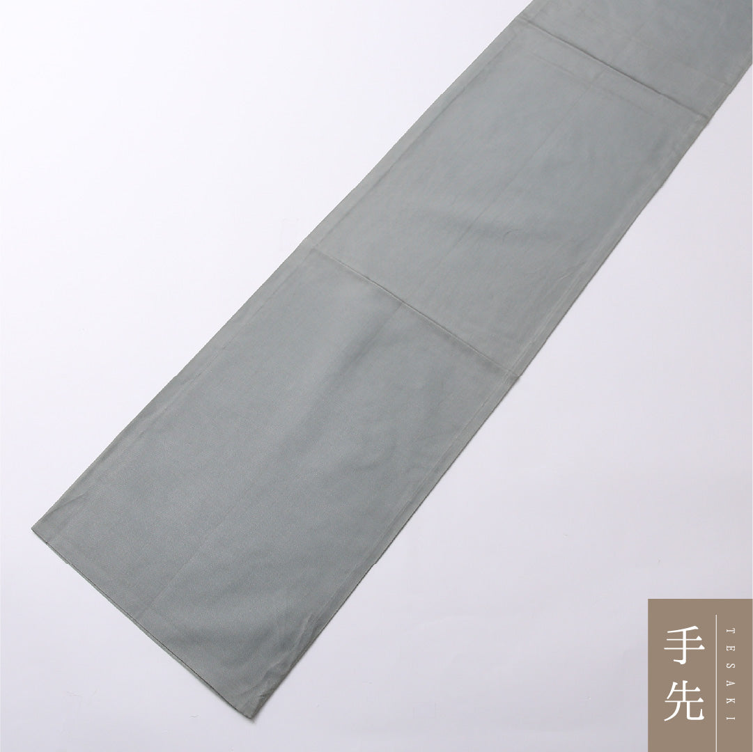 名古屋帯 ポイント柄 帯丈352cm カジュアル Aランク 正絹 綴れ織 椿 写実的 気品 緑系 1224-02677