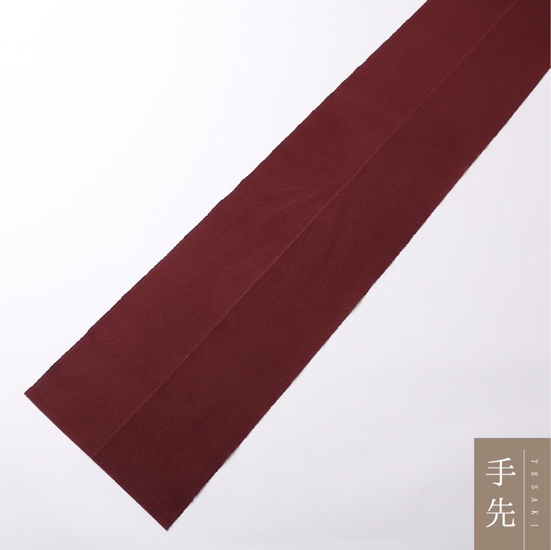 名古屋帯 六通 帯丈340cm カジュアル Sランク 正絹 文字 篆書体 独創的 遊び心 茶系 1224-02692