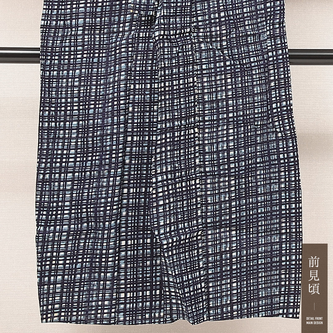 浴衣 男性用 1226-17141 前身頃
